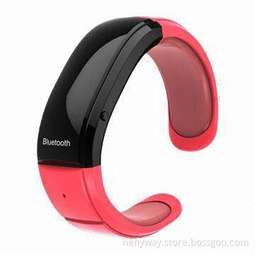 Bluetooth Bracelets with Vibrating Function for Message and Call, Smart Watch